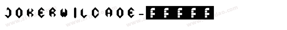 JokerWild AOE字体转换